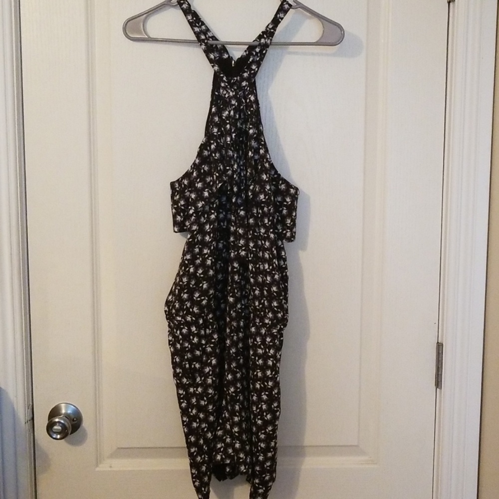 LOFT short romper in Petite L